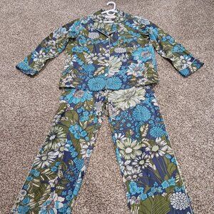 Papinelle X Karen Walker cotton silk pajama set
